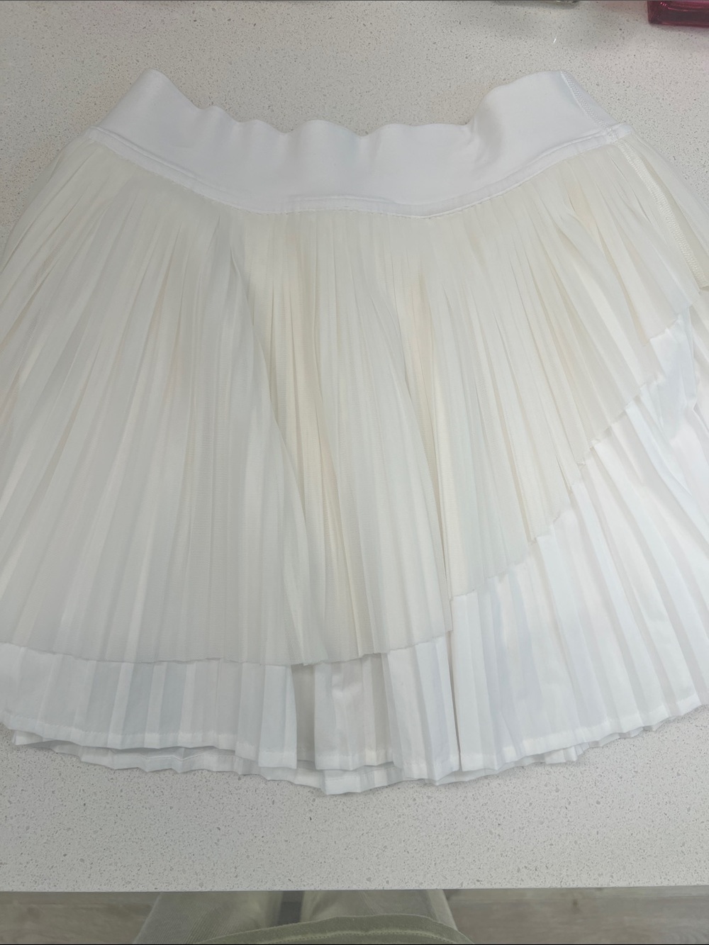 lululemon athletica White Pleated Tennis Skirt